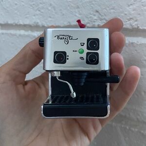 vintage starbucks barista espresso machine ornament 1999